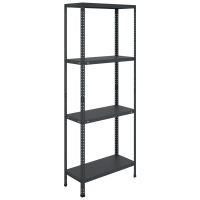 Стеллаж металлический Практик MS Standart 200kd/70x30/4 black